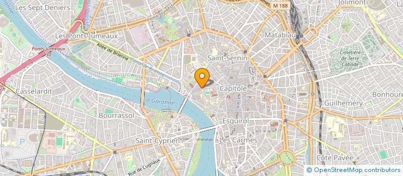 localisation de l'entreprise SYNDICAT COPROP 32 RUE PARGAMINIERES  TOULOUSE