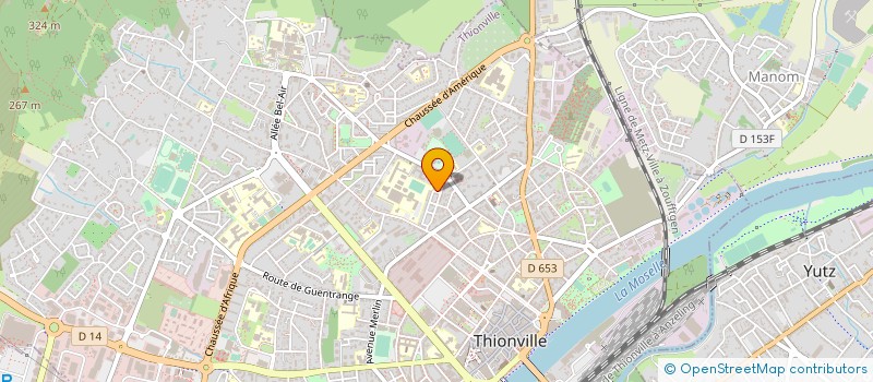 localisation de l'entreprise SYNDICAT COPROP 34 CRS DE ROME  THIONVILLE