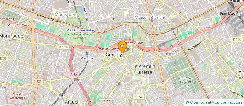 localisation de l'entreprise SYNDICAT COPROP 37 RUE CHARLES FREROT à GENTILLY