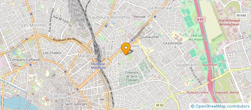 localisation de l'entreprise SYNDICAT COPROP 38 AV CAMILLE FLAMMARION  TOULOUSE