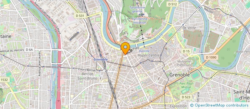 localisation de l'entreprise SYNDICAT COPROP 4 BD GAMBETTA  GRENOBLE