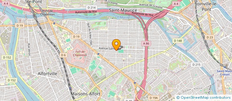 localisation de l'entreprise SYNDICAT COPROP 41 R FERNET  MAISONS-ALFORT