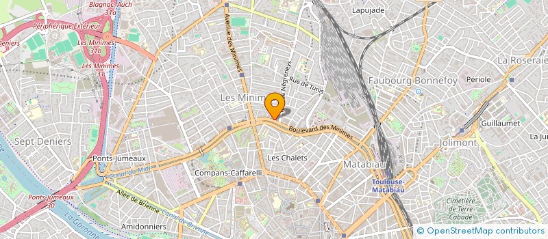 localisation de l'entreprise SYNDICAT COPROP 54 BD DES MINIMES à TOULOUSE