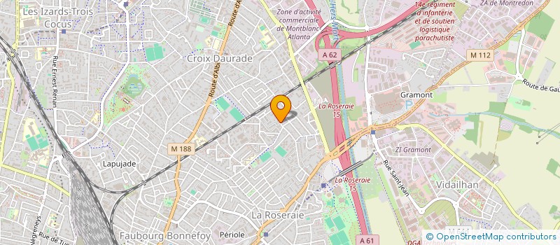 localisation de l'entreprise SYNDICAT COPROP 55 CHEMIN NICOL  TOULOUSE