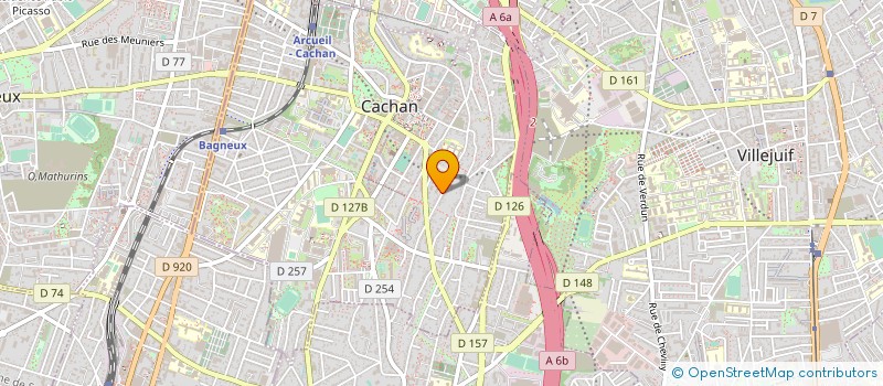 localisation de l'entreprise SYNDICAT COPROP 78 RUE DES VIGNES à CACHAN