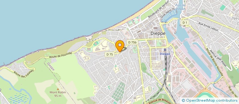 localisation de l'entreprise SYNDICAT COPROP 82 FAUBOURG DE LA BARRE  DIEPPE