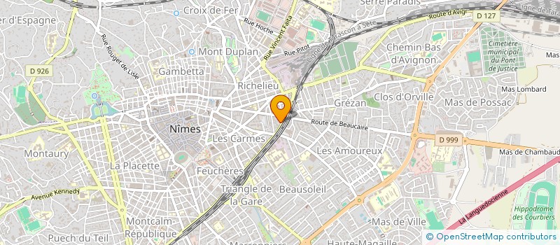 localisation de l'entreprise SYNDICAT COPROP CORDIER TALABOT  NIMES