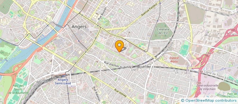 localisation de l'entreprise SYNDICAT COPROP CTRE CIAL JEANNE D ARC à ANGERS