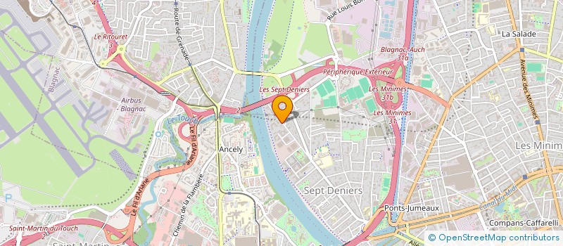 localisation de l'entreprise SYNDICAT COPROP DE L'ALLEE DE LA GARONNE à TOULOUSE