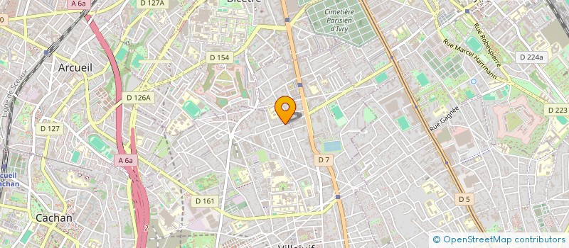 localisation de l'entreprise SYNDICAT COPROP DU 42 R AMBROIZE CROIZAT à VILLEJUIF