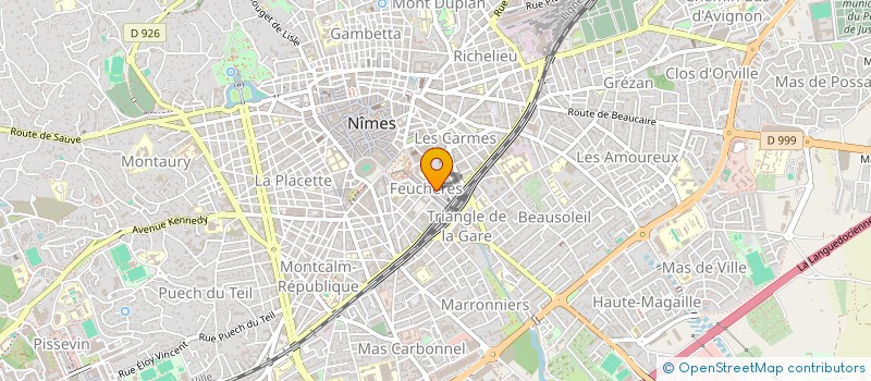 localisation de l'entreprise SYNDICAT COPROP IMM 13 AV FEUCHERES  NIMES