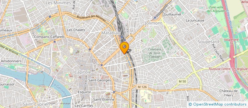 localisation de l'entreprise SYNDICAT COPROP IMMEU RIQUET 41 B RIQUET à TOULOUSE