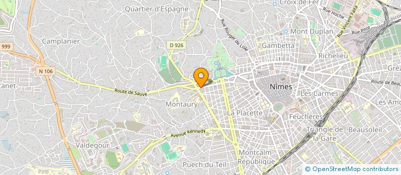 localisation de l'entreprise SYNDICAT COPROP IMMEUB GRAND CEVENOL  NIMES