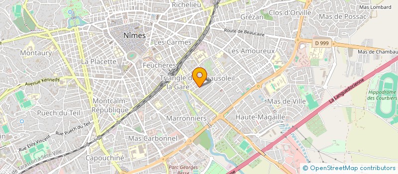 localisation de l'entreprise SYNDICAT COPROP LE GENEVE  NIMES