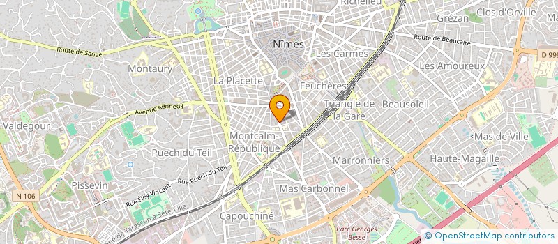 localisation de l'entreprise SYNDICAT COPROP LE JULIEN  NIMES