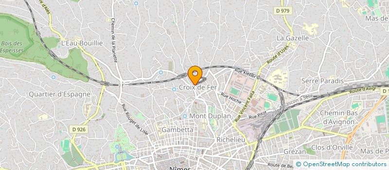 localisation de l'entreprise SYNDICAT COPROP LE KELLERMANN  NIMES