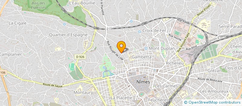 localisation de l'entreprise SYNDICAT COPROP LE SAINT PIERRE  NIMES