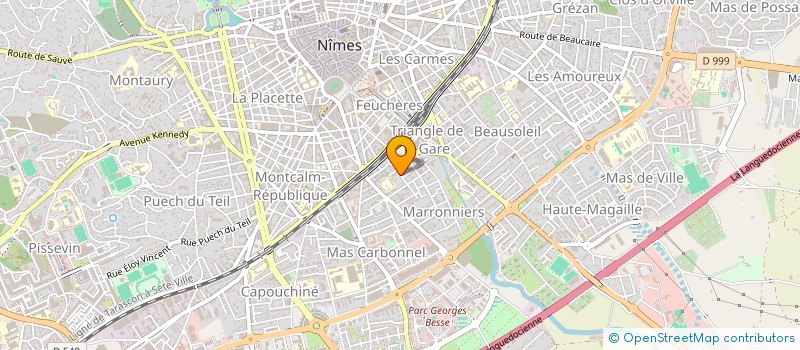 localisation de l'entreprise SYNDICAT COPROP LE SERGENT TRIAIRE  NIMES