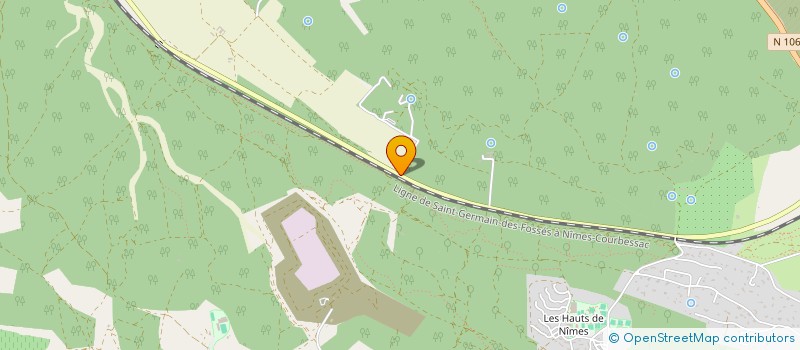 localisation de l'entreprise SYNDICAT COPROP LES HAUTS DE NIMES  NIMES