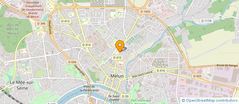 localisation de l'entreprise SYNDICAT COPROP LES HIVERNAUX à MELUN