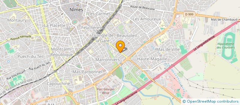 localisation de l'entreprise SYNDICAT COPROP LES JONQUILLES  NIMES