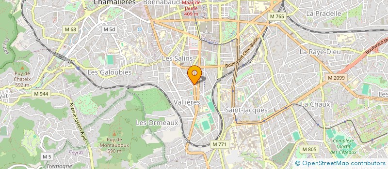 localisation de l'entreprise SYNDICAT COPROP MAX DORMOY  CLERMONT-FERRAND