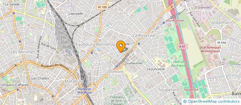 localisation de l'entreprise SYNDICAT COPROP MONSERBY BAT D ET E à TOULOUSE