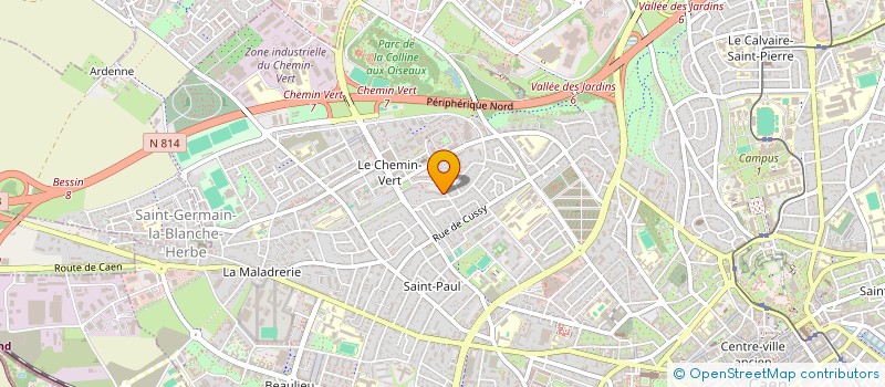 localisation de l'entreprise SYNDICAT COPROP RES BELVEDERE PANORAMA à CAEN