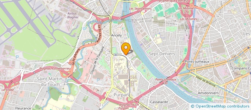 localisation de l'entreprise SYNDICAT COPROP RES CASSELARDIT à TOULOUSE