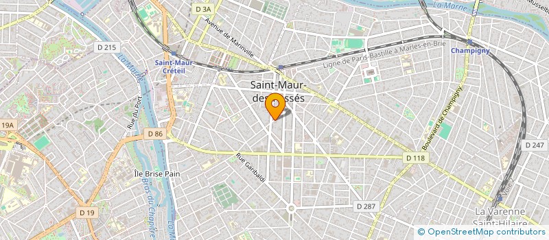 localisation de l'entreprise SYNDICAT COPROP RES FLEUR BLEUE à SAINT-MAUR-DES-FOSSES