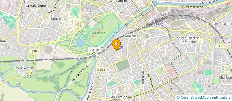 localisation de l'entreprise SYNDICAT COPROP RES LA VAUCELLOISE à CAEN