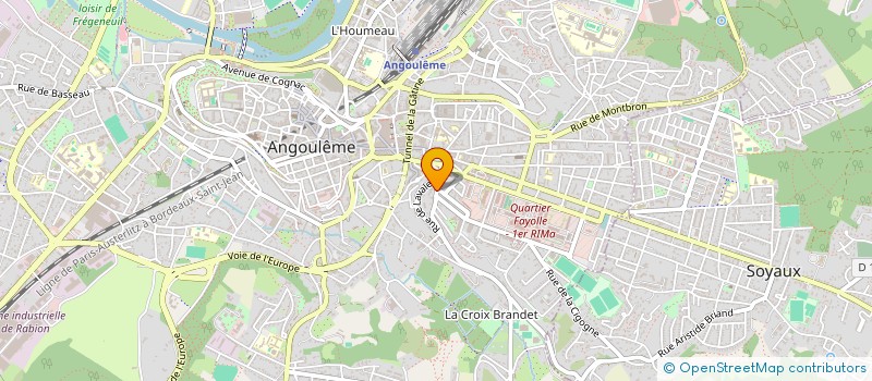 localisation de l'entreprise SYNDICAT COPROP RES LE MOLIERE à ANGOULEME