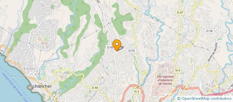 localisation de l'entreprise SYNDICAT COPROP RES ST BERNARD à FORT DE FRANCE