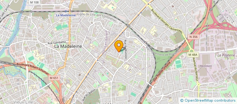 localisation de l'entreprise SYNDICAT COPROP RES TERRASSES ST MAUR à LILLE