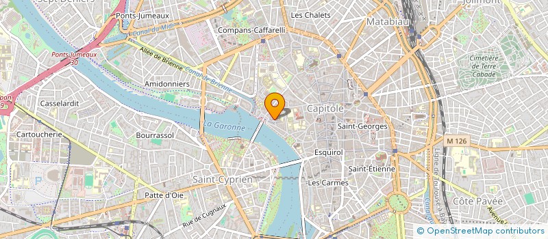 localisation de l'entreprise SYNDICAT COPROP RESID FONTAINE LARREY  TOULOUSE