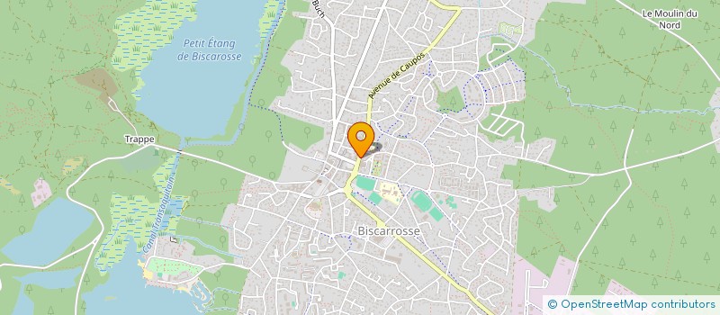 localisation de l'entreprise SYNDICAT COPROP RESID POINT GASCON  BISCARROSSE