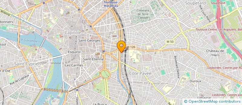 localisation de l'entreprise SYNDICAT COPROP RESID PORT DUPUY à TOULOUSE