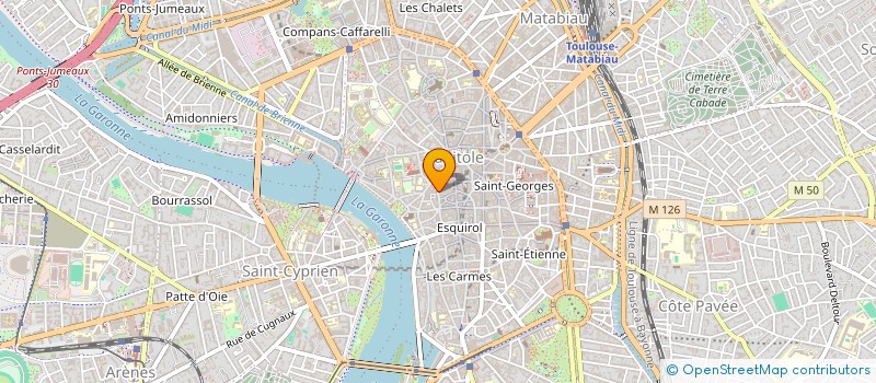 localisation de l'entreprise SYNDICAT COPROP RESIDEN 20 RUE ST URSULE  TOULOUSE
