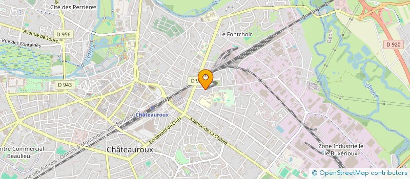 localisation de l'entreprise SYNDICAT COPROP RESIDENCE AMPERE à CHATEAUROUX