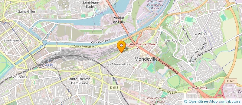 localisation de l'entreprise SYNDICAT COPROP RESIDENCE CAEN PASTEUR  MONDEVILLE