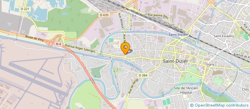 localisation de l'entreprise SYNDICAT COPROP RESIDENCE CAROVETTE à SAINT-DIZIER
