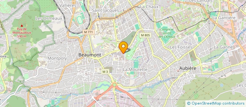 localisation de l'entreprise SYNDICAT COPROP RESIDENCE CHEVREFEUILLES  BEAUMONT