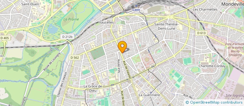 localisation de l'entreprise SYNDICAT COPROP RESIDENCE CHEVREFEUILLES à CAEN