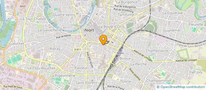 localisation de l'entreprise SYNDICAT COPROP RESIDENCE CONCORDE II  NIORT