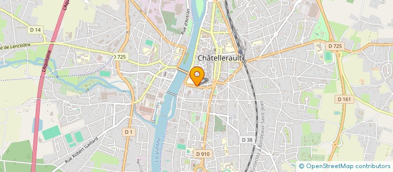 localisation de l'entreprise SYNDICAT COPROP RESIDENCE HENRI IV  CHATELLERAULT