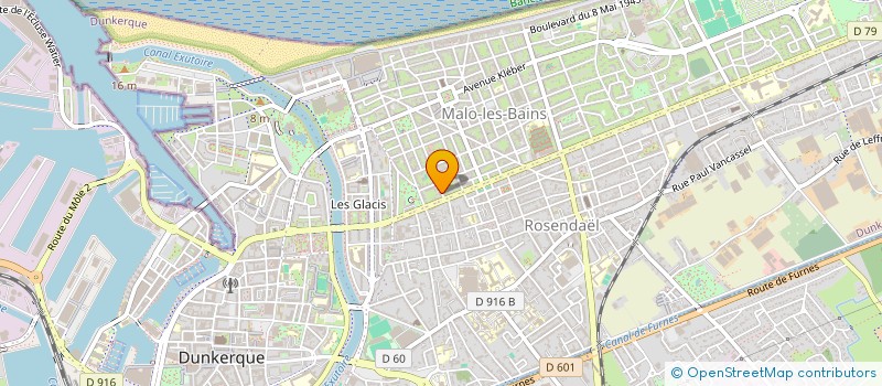 localisation de l'entreprise SYNDICAT COPROP RESIDENCE L'ALCYON à DUNKERQUE