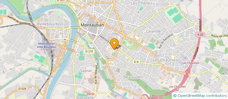 localisation de l'entreprise SYNDICAT COPROP RESIDENCE LA BRUYERE  MONTAUBAN