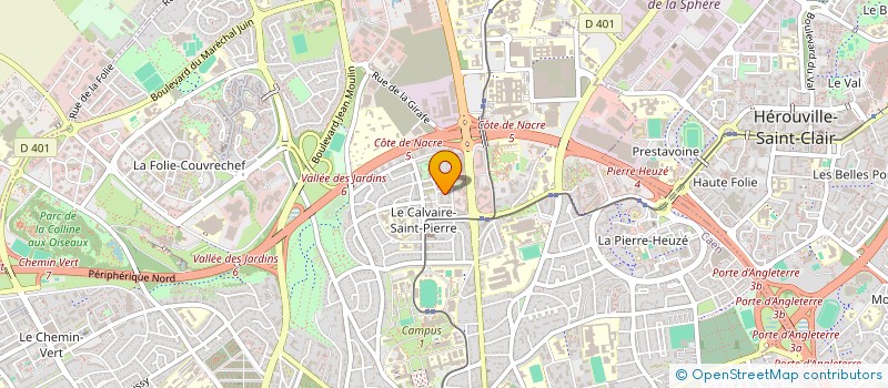 localisation de l'entreprise SYNDICAT COPROP RESIDENCE LA CARDONNIERE à CAEN