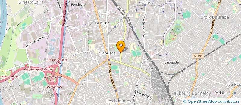 localisation de l'entreprise SYNDICAT COPROP RESIDENCE LABICHE à TOULOUSE