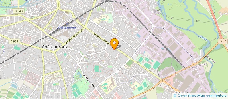 localisation de l'entreprise SYNDICAT COPROP RESIDENCE LE FONTENOY à CHATEAUROUX